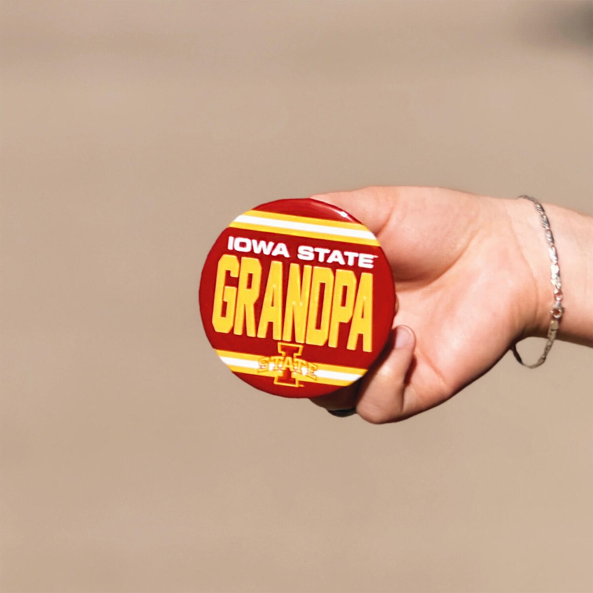Iowa State Grandpa Pin 3-inch